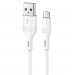 Кабель USB - micro USB Borofone BX43 CoolJoy (повр. уп) 100см 2,4A  (white) (229269)#1988199