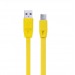 Кабель USB - micro USB Brera Black Diamond (повр.уп) 100см 1,5A  (yellow) (229325)#1988289