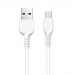 Кабель USB - micro USB Hoco X13 Easy (повр. уп) 100см 2,4A  (white) (229334)#1987925