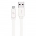 Кабель USB - micro USB Hoco X5 Bamboo (повр. уп) 100см 2,4A  (white) (229328)#1987962