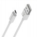 Кабель USB - micro USB Borofone BX22 (повр. уп) 100см 2,4A  (white) (229487)#1987866