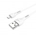 Кабель USB - micro USB Hoco X37 Cool power (повр. уп) 100см 2,4A  (white) (229492)#1987576