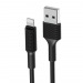 Кабель USB - Apple lightning Borofone BX1 (повр. уп) 100см 2A  (black) ()#1987170