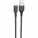 Кабель USB - Apple lightning Hoco X95 Goldentop (повр. уп.) 100см 2,4A  (black) (229956)#1987212