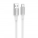 Кабель USB - Type-C Borofone BX82 (повр. уп.) 100см 3A  (white) (229940)#1987291