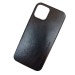 Чехол силиконовый iPhone 12 X-level под кожу черный#1994211
