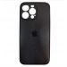 Чехол силиконовый iPhone 13 Pro Max кожа с лого черный#1994548