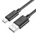 Кабель USB - micro USB Hoco X88 (повр.уп.) 100см 2,4A  (black) (230130)#2054092