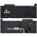 Клавиатура для  Asus TUF Gaming F15 FX506HC черная с RGB-подсветкой (1-зонная)#2053195