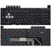 Клавиатура для  Asus TUF Gaming F17 FX706HC черная с RGB-подсветкой (1-зонная)#1989040
