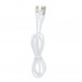 Кабель USB "WALKER" C580, 3.1А, Lightning, поддержка QC, белый#1994355