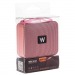 Колонка WALKER WSP-100, Bluetooth, 5Вт*1, стереопара TWS, розовая#1989865