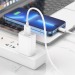 Кабель USB - Apple lightning Hoco X88 (повр.уп.) 100см 2,4A  (white) (230747)#1989739