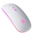 Мышь беспроводная DEFENDER Touch MM-997, белый, 2.4+BT, RGB, 500mAh,бесшумная#1990847