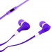 Проводные наушники с микрофоном внутриканальные [ORG] SHE-D17BL (повр.уп) Jack 3,5  (purple)(230579)#1990670