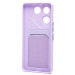 Чехол-накладка - SC337 с картхолдером для "TECNO Camon 20 Pro 5G" (light violet) (228843)#2000940