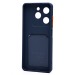 Чехол-накладка - SC337 с картхолдером для "TECNO Pop 8" (dark blue) (228839)#2088210
