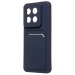Чехол-накладка - SC337 с картхолдером для "Xiaomi 14 Pro" (dark blue) (228830)#2088202