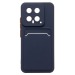 Чехол-накладка - SC337 с картхолдером для "Xiaomi 14" (dark blue) (228827)#1993059