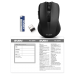 Мышь беспроводная Sven RX-350W оптическая, 1400dpi, радиус действия до 10м, черная [28.03.24], шт#1991918
