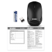Мышь беспроводная Sven RX-210W оптическая, 800-1400dpi, Black [28.03.24], шт#1993407