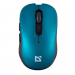 Мышь беспроводная Defender Gassa MM-105, 6D, 800-1600dpi, бесшумная, бирюзовый [28.03.24], шт#2135522
