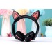 Bluetooth-наушники полноразмерные - Cat Ear KS-6123 (повр. уп.) (black/pink) (216296)#1995041