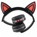 Bluetooth-наушники полноразмерные - Cat Ear KS-6123 (повр. уп.) (black/pink) (216296)#1995046