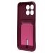 Чехол-накладка - SC304 с картхолдером для "Honor X8b" (bordo) (227631)#2104988