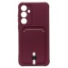 Чехол-накладка - SC304 с картхолдером для "Samsung Galaxy A55" (bordo) (228728)#1999313