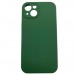 Чехол iPhone 15 Silicone Case (Full Camera/c Лого) №54 Темно-Зеленый#2001385