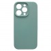 Чехол iPhone 15 Pro Max Silicone Case (Full Camera/c Лого) №17 Драгоценный камень Зеленый#2001406