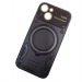Чехол силиконовый iPhone 15 Bristol (MagSafe, защита камеры) черный#2013121