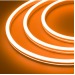Гибкий неон Kurato СИЛИКОН 75% DC 12В, 6х12, 2835, 100SMD, рез 1 см, оранжевый (бухта 50 м), м#1999046