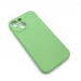 Чехол iPhone 13 Mini Silicone Case (Full Camera/с Лого) №16 Мятно-Зеленый#1999673