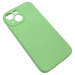 Чехол iPhone 13 Mini Silicone Case (Full Camera/с Лого) №16 Мятно-Зеленый#2037297
