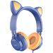 Проводные наушники полноразмерные Hoco Cat W36 (повр. уп.)  (midnight blue) (231729)#1999681