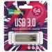 64GB накопитель  USB3.0 More Choice MF64m металл серебристый#2000050