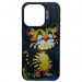 Чехол iPhone 14 Pro Max Креатив Тигренок Черный#2002366
