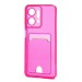 Чехол-накладка - SC276 с картхолдером для "Honor X7a Plus" (pink) (231639)#2085287