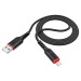 Кабель USB - Apple lightning Hoco X59 Victory 300см 2,4A  (black) (229354)#2018844