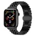 Ремешок - ApW35 металл блочный на застежке Apple Watch 42/44/45/49 mm (black) (230498)#2003836