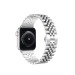 Ремешок - ApW35 металл блочный на застежке Apple Watch 42/44/45/49 mm (silver) (230499)#2005918