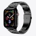 Ремешок - ApW36 металл блочный на застежке Apple Watch 38/40/41 mm (black) (230502)#2003876