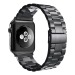 Ремешок - ApW36 металл блочный на застежке Apple Watch 42/44/45/49 mm (black) (230505)#2005925