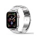 Ремешок - ApW36 металл блочный на застежке Apple Watch 42/44/45/49 mm (silver) (230506)#2005927