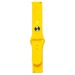 Ремешок - WB34 20 мм универсальный Sport Band силикон на кнопке (yellow) (230563)#2005942