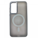 Чехол пластиковый Samsung A35 матовый с MagSafe серый#2061020