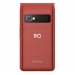 Мобильный телефон BQ 2412 Shell Duo раскладушка красный (2.4"+1.77"/800 mAh)#2022733