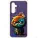 Чехол-накладка - SC335 для "Samsung Galaxy S23 FE"  (кот) (violet) (227153)#2008749